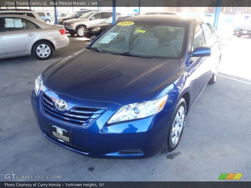Blue Ribbon Metallic / Ash 2009 Toyota Camry LE