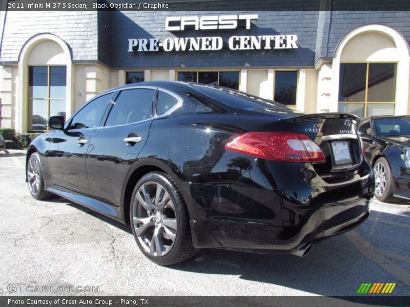 Black Obsidian / Graphite 2011 Infiniti M 37 S Sedan
