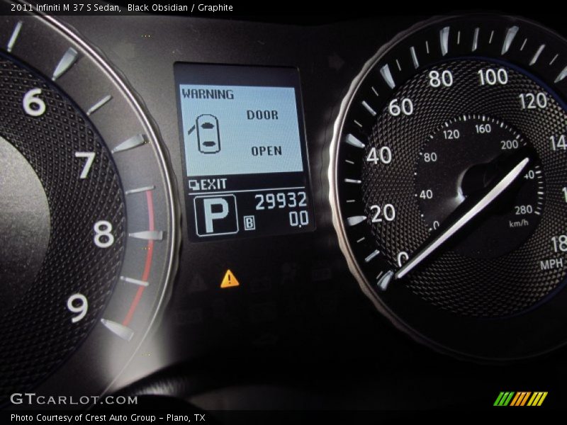 Black Obsidian / Graphite 2011 Infiniti M 37 S Sedan