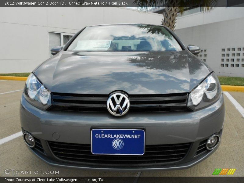 United Gray Metallic / Titan Black 2012 Volkswagen Golf 2 Door TDI