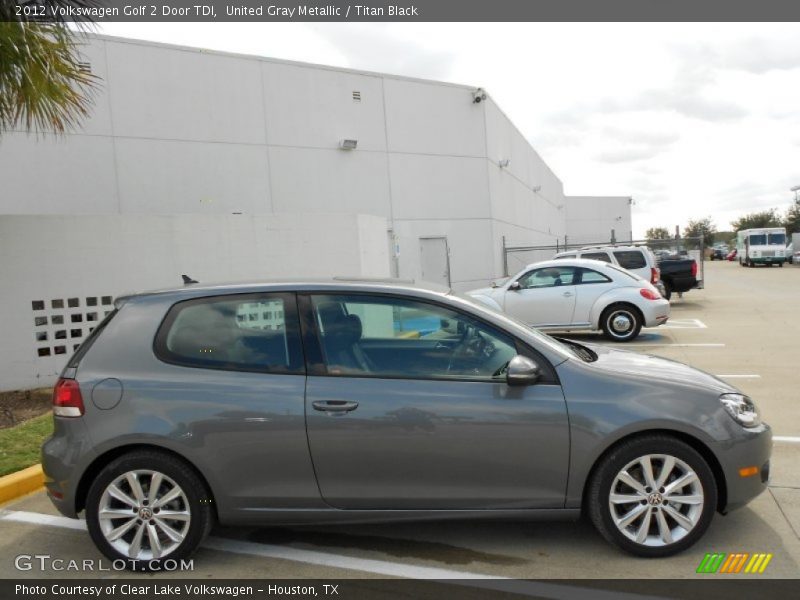 United Gray Metallic / Titan Black 2012 Volkswagen Golf 2 Door TDI