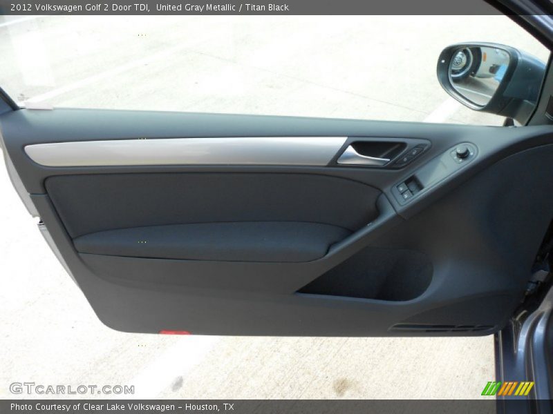 United Gray Metallic / Titan Black 2012 Volkswagen Golf 2 Door TDI