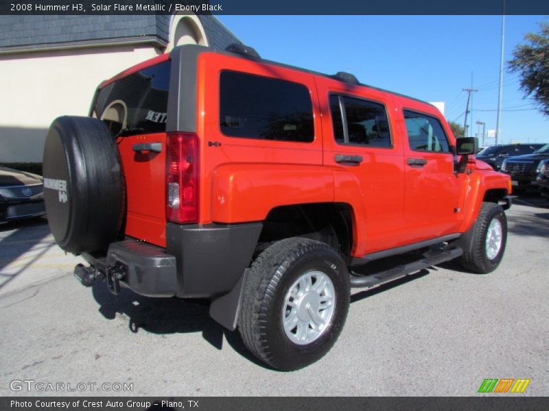 Solar Flare Metallic / Ebony Black 2008 Hummer H3