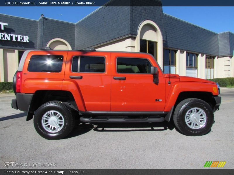 Solar Flare Metallic / Ebony Black 2008 Hummer H3