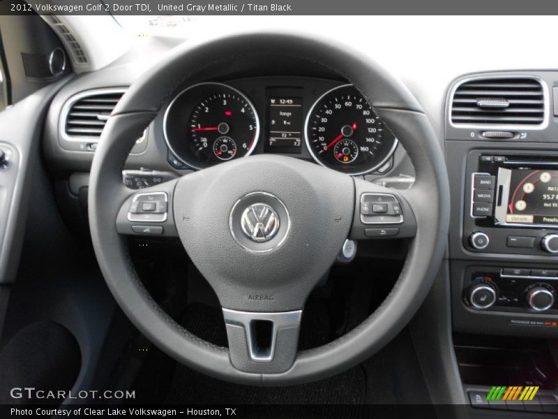  2012 Golf 2 Door TDI Steering Wheel