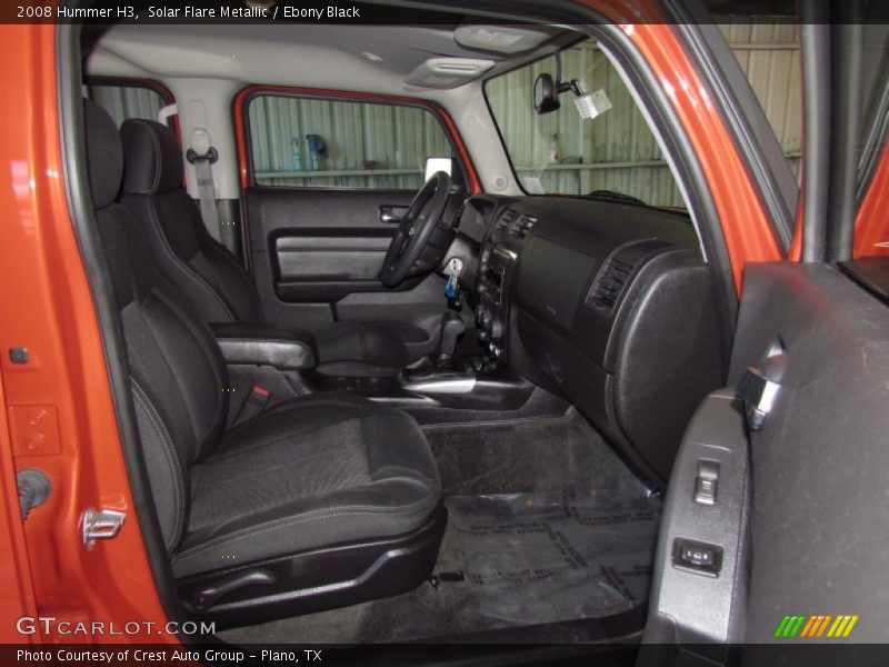 Solar Flare Metallic / Ebony Black 2008 Hummer H3