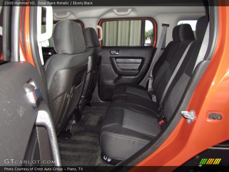 Solar Flare Metallic / Ebony Black 2008 Hummer H3