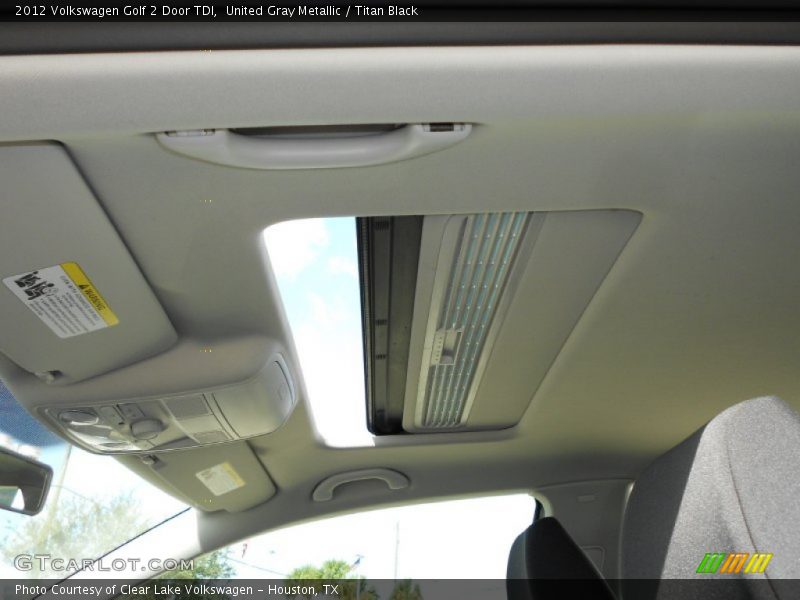 United Gray Metallic / Titan Black 2012 Volkswagen Golf 2 Door TDI