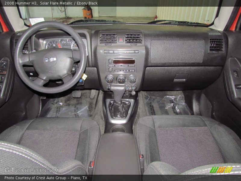 Solar Flare Metallic / Ebony Black 2008 Hummer H3