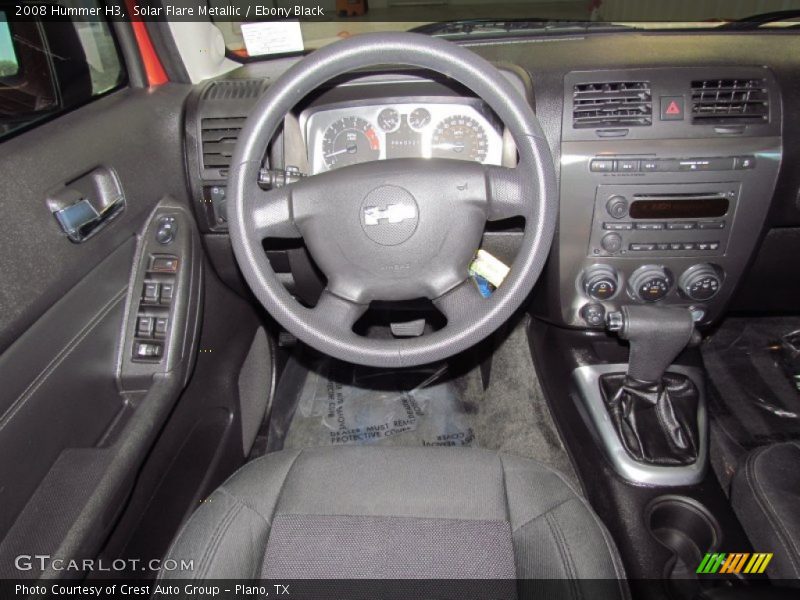 Solar Flare Metallic / Ebony Black 2008 Hummer H3