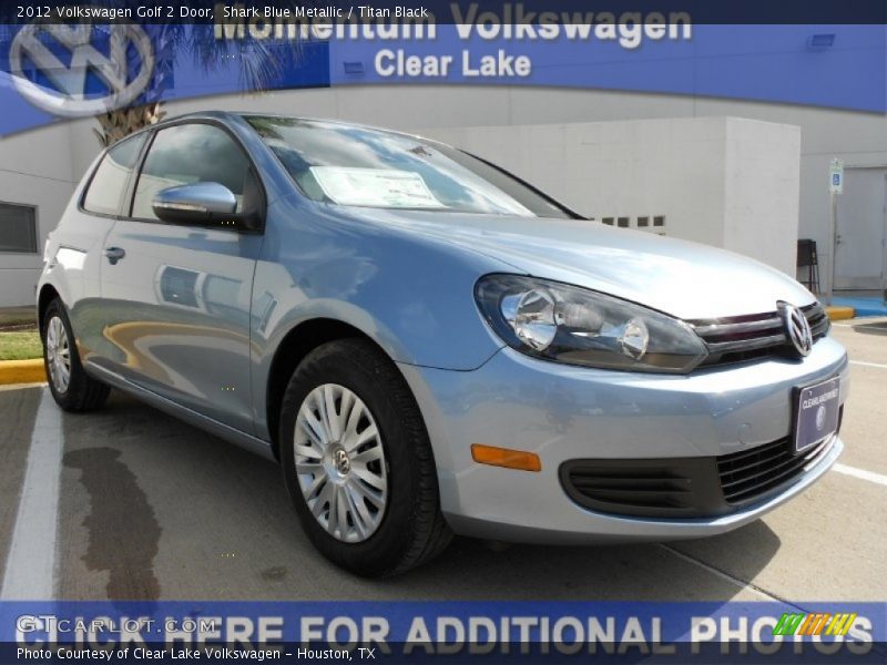 Shark Blue Metallic / Titan Black 2012 Volkswagen Golf 2 Door