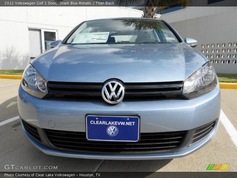 Shark Blue Metallic / Titan Black 2012 Volkswagen Golf 2 Door