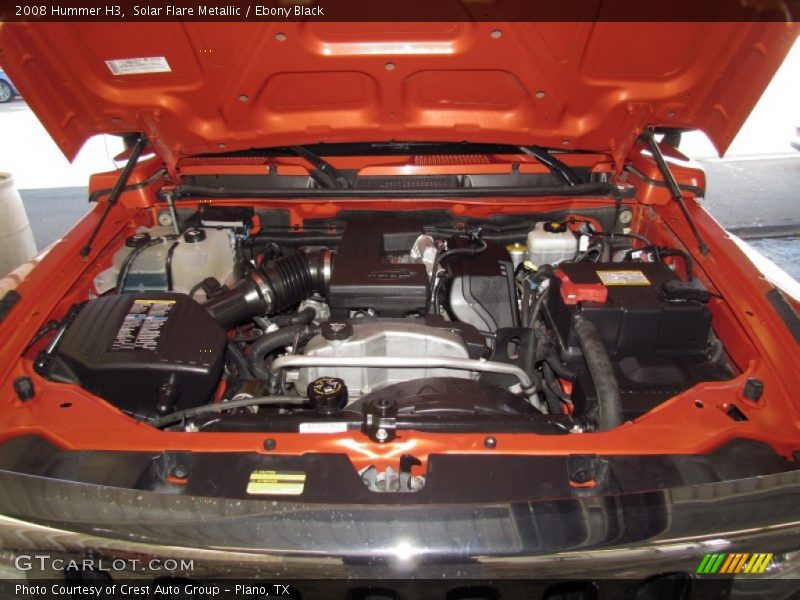 Solar Flare Metallic / Ebony Black 2008 Hummer H3