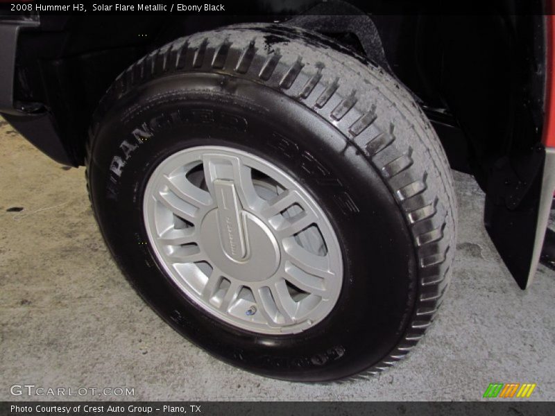 Solar Flare Metallic / Ebony Black 2008 Hummer H3