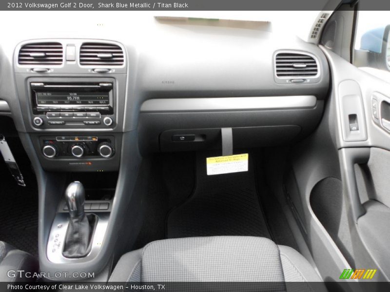 Shark Blue Metallic / Titan Black 2012 Volkswagen Golf 2 Door