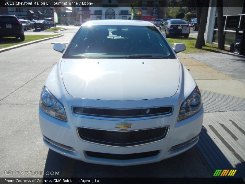 Summit White / Ebony 2011 Chevrolet Malibu LT