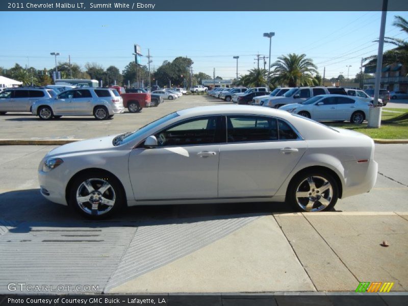 Summit White / Ebony 2011 Chevrolet Malibu LT