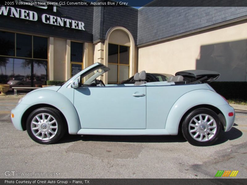 Aquarius Blue / Grey 2005 Volkswagen New Beetle GLS Convertible