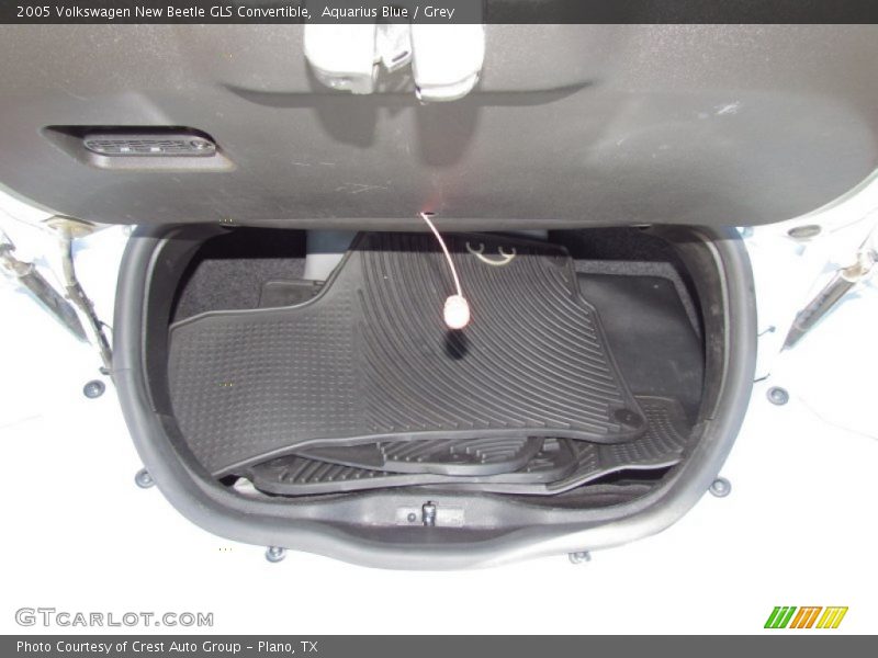 Aquarius Blue / Grey 2005 Volkswagen New Beetle GLS Convertible