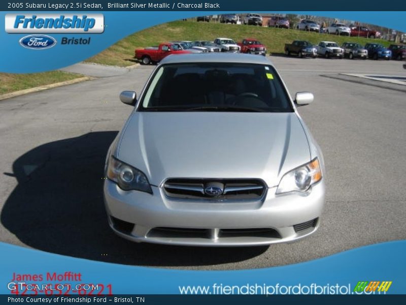 Brilliant Silver Metallic / Charcoal Black 2005 Subaru Legacy 2.5i Sedan