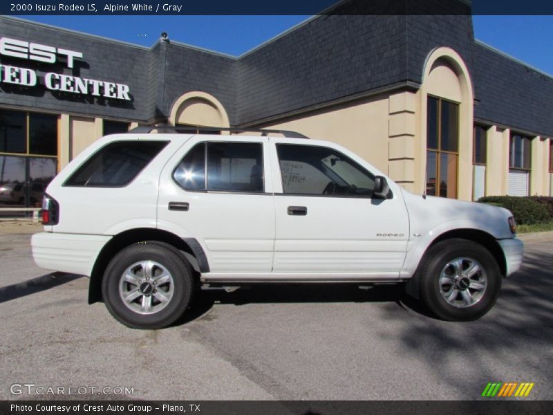 Alpine White / Gray 2000 Isuzu Rodeo LS