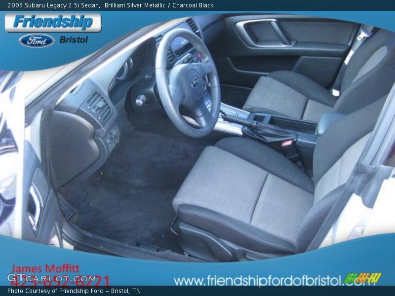 Brilliant Silver Metallic / Charcoal Black 2005 Subaru Legacy 2.5i Sedan