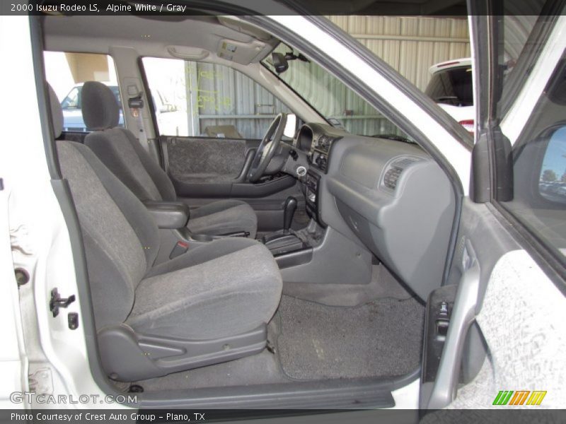 Alpine White / Gray 2000 Isuzu Rodeo LS