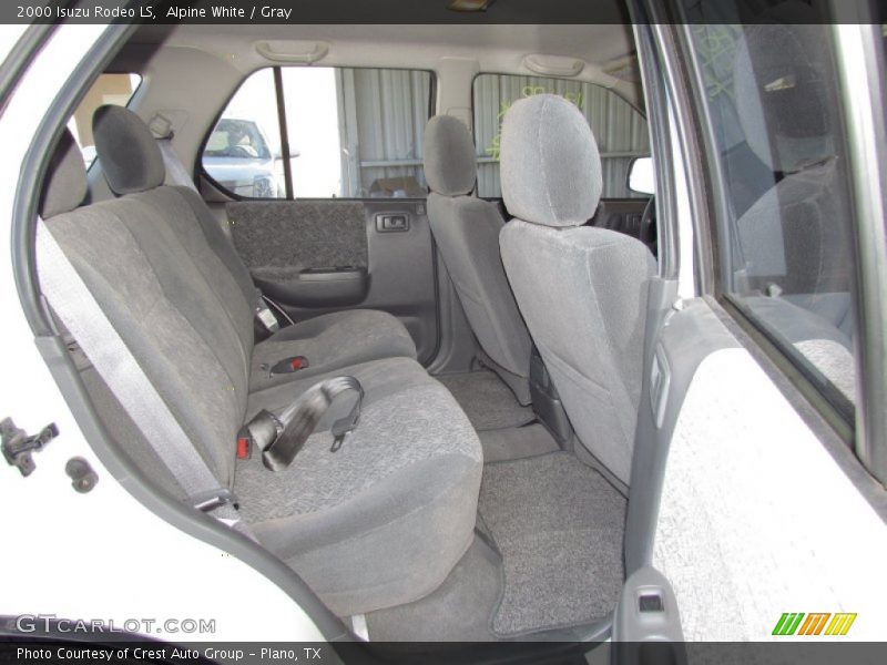 Alpine White / Gray 2000 Isuzu Rodeo LS