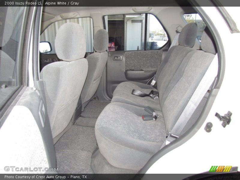 Alpine White / Gray 2000 Isuzu Rodeo LS