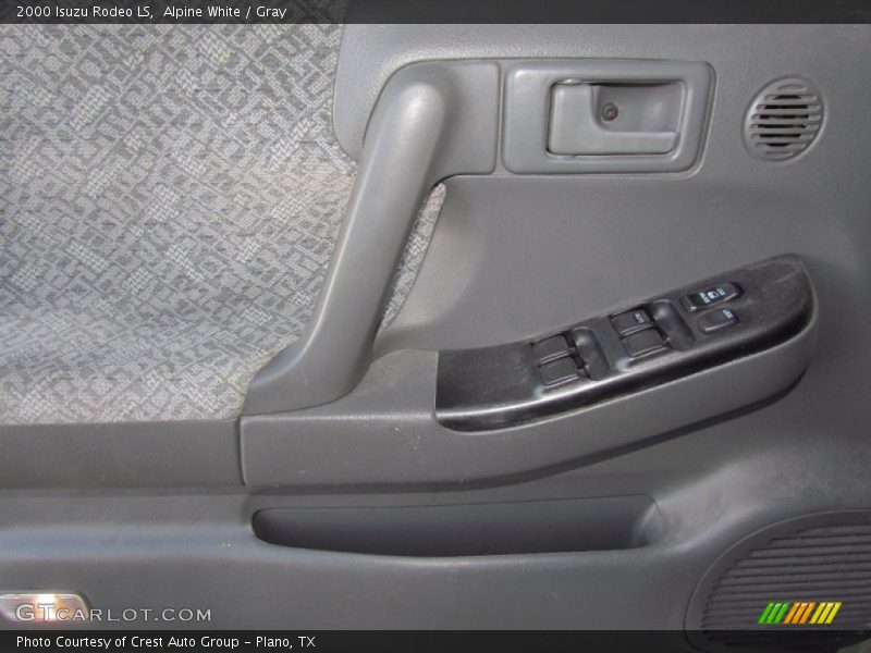 Alpine White / Gray 2000 Isuzu Rodeo LS