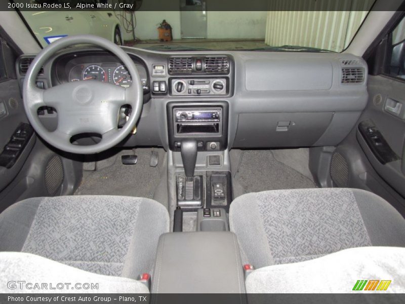 Alpine White / Gray 2000 Isuzu Rodeo LS
