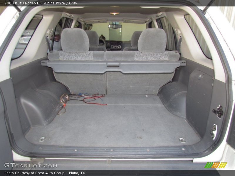 Alpine White / Gray 2000 Isuzu Rodeo LS