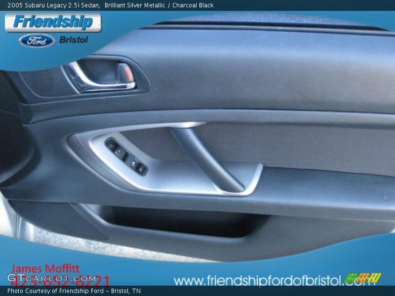 Brilliant Silver Metallic / Charcoal Black 2005 Subaru Legacy 2.5i Sedan