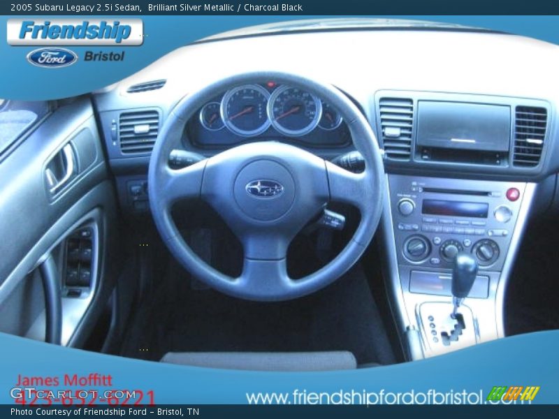 Brilliant Silver Metallic / Charcoal Black 2005 Subaru Legacy 2.5i Sedan