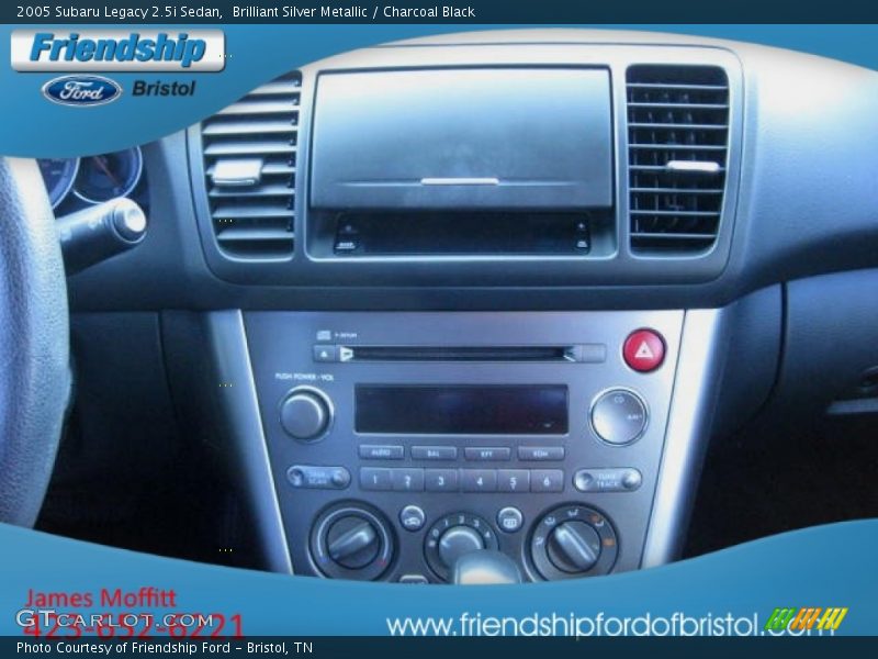 Brilliant Silver Metallic / Charcoal Black 2005 Subaru Legacy 2.5i Sedan