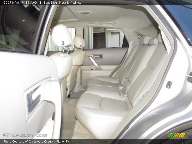 Brilliant Silver Metallic / Willow 2005 Infiniti FX 35 AWD