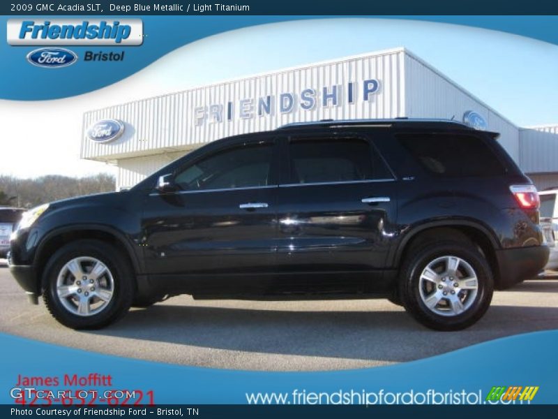 Deep Blue Metallic / Light Titanium 2009 GMC Acadia SLT