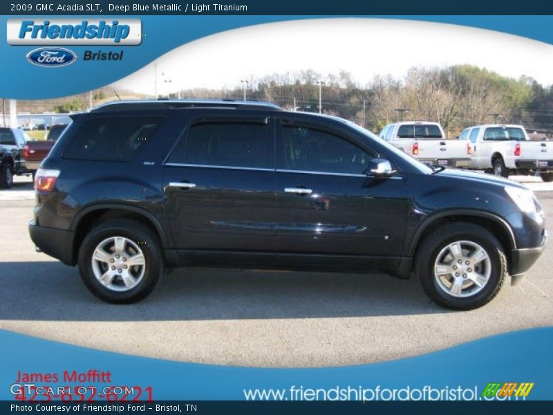 Deep Blue Metallic / Light Titanium 2009 GMC Acadia SLT