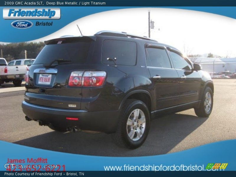 Deep Blue Metallic / Light Titanium 2009 GMC Acadia SLT
