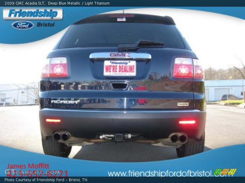 Deep Blue Metallic / Light Titanium 2009 GMC Acadia SLT