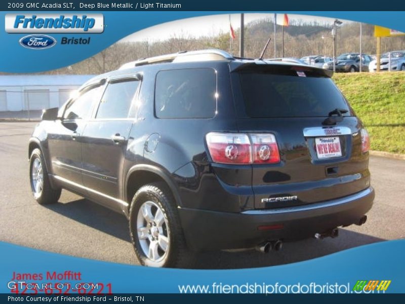 Deep Blue Metallic / Light Titanium 2009 GMC Acadia SLT