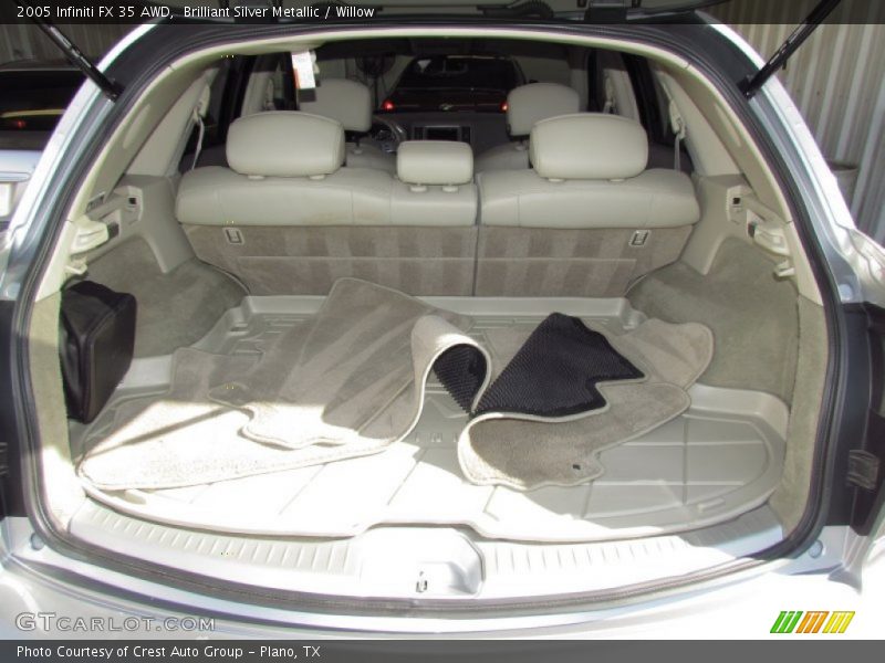 Brilliant Silver Metallic / Willow 2005 Infiniti FX 35 AWD