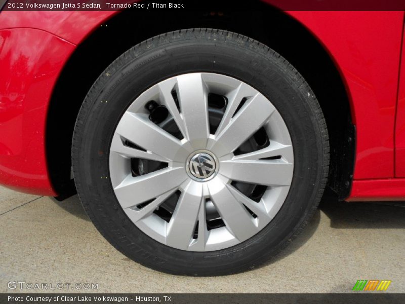 Tornado Red / Titan Black 2012 Volkswagen Jetta S Sedan