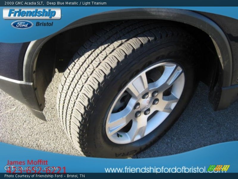 Deep Blue Metallic / Light Titanium 2009 GMC Acadia SLT