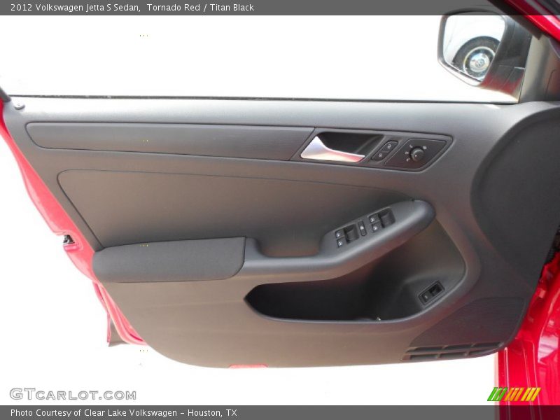 Tornado Red / Titan Black 2012 Volkswagen Jetta S Sedan