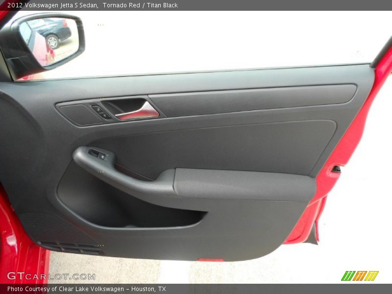 Tornado Red / Titan Black 2012 Volkswagen Jetta S Sedan