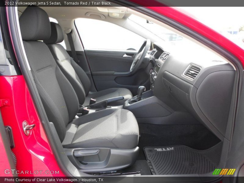 Tornado Red / Titan Black 2012 Volkswagen Jetta S Sedan