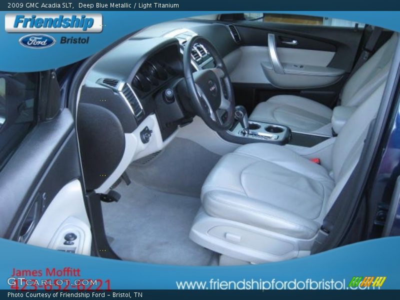 Deep Blue Metallic / Light Titanium 2009 GMC Acadia SLT