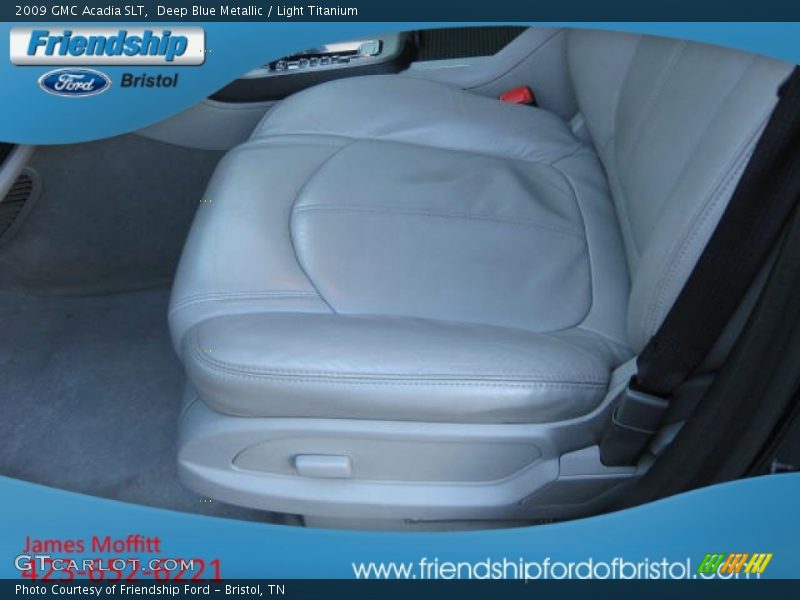 Deep Blue Metallic / Light Titanium 2009 GMC Acadia SLT
