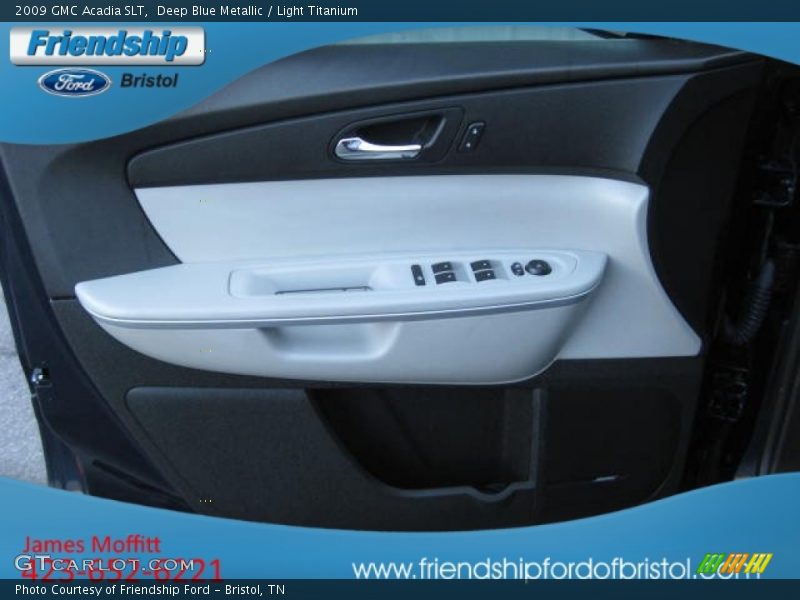 Deep Blue Metallic / Light Titanium 2009 GMC Acadia SLT